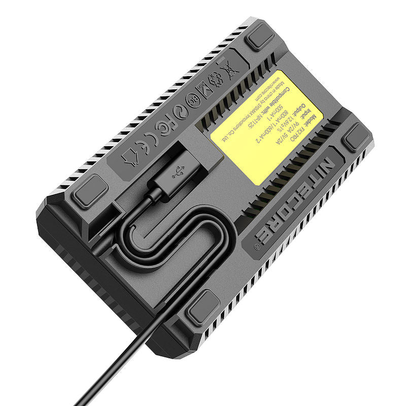 Nitecore FX2 Pro Dual Charger for Fujifilm NP T125