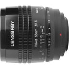 Lensbaby Velvet 56 schwarz Canon RF