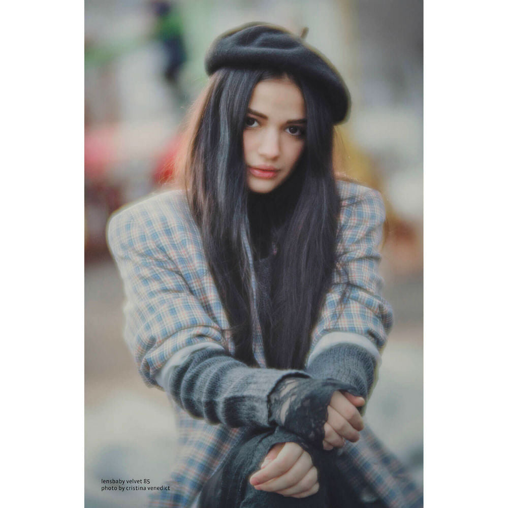 Lensbaby Velvet 85 black Canon RF