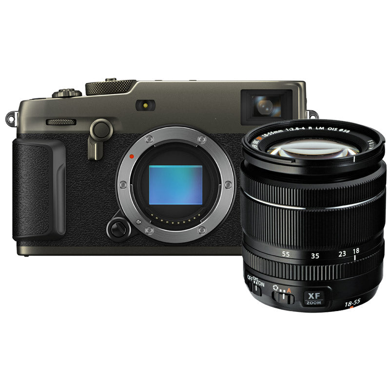 Fujifilm X-Pro3 Titan Dura zwart + XF 18-55mm