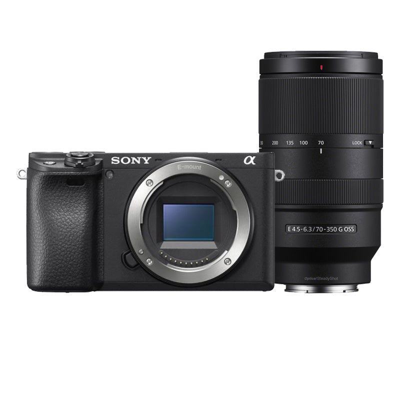 Sony A6400 Gehäuse Schwarz + 70-350mm f/4.5-6.3 G OSS