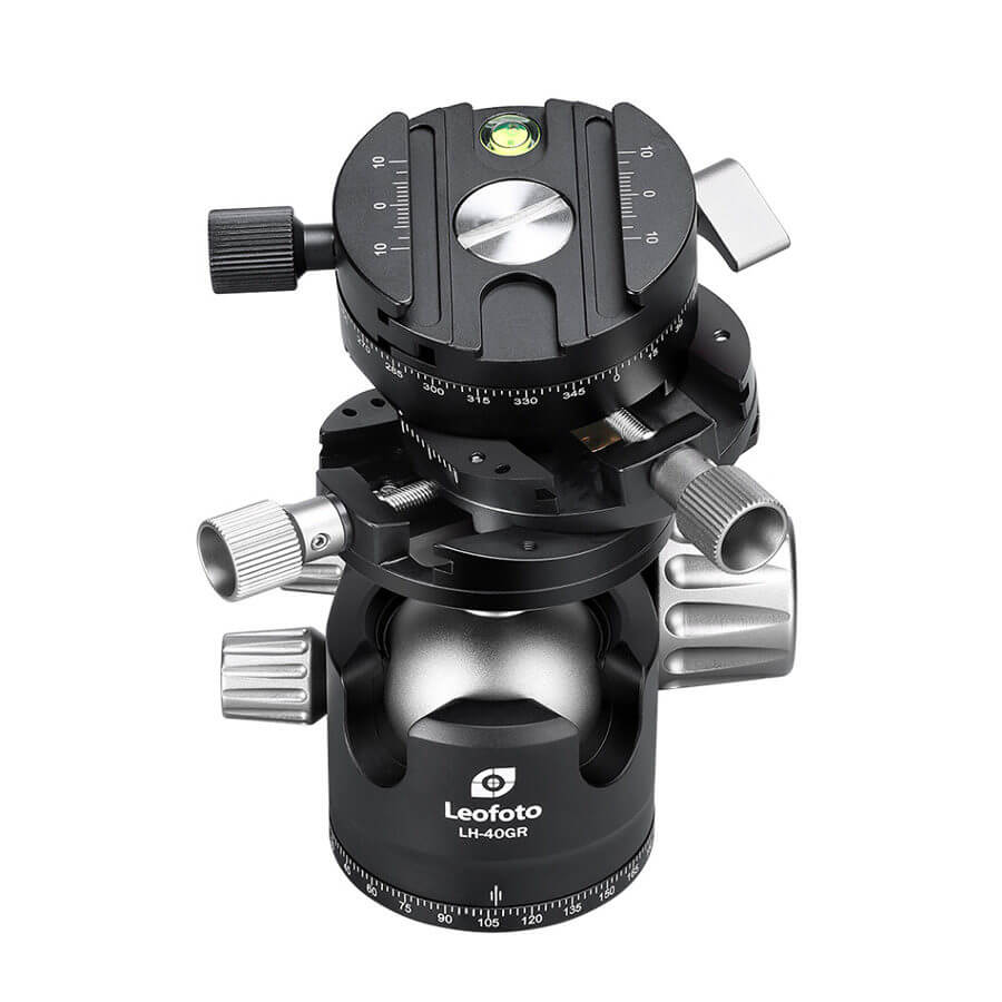 Leofoto LH-40GR Ball Head Geared Panning Clamp
