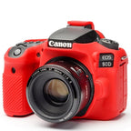 easyCover Gehäuseabdeckung für Canon 90D Rot