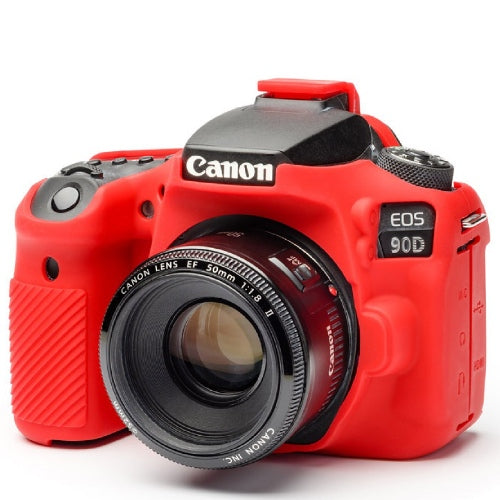 easyCover Gehäuseabdeckung für Canon 90D Rot