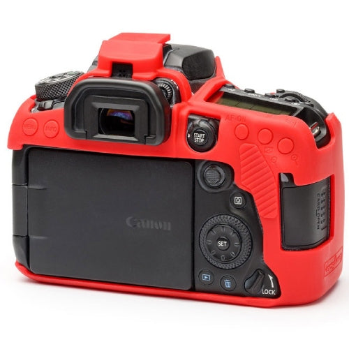 easyCover Gehäuseabdeckung für Canon 90D Rot