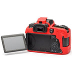 easyCover Gehäuseabdeckung für Canon 90D Rot