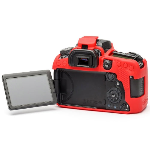 easyCover Gehäuseabdeckung für Canon 90D Rot