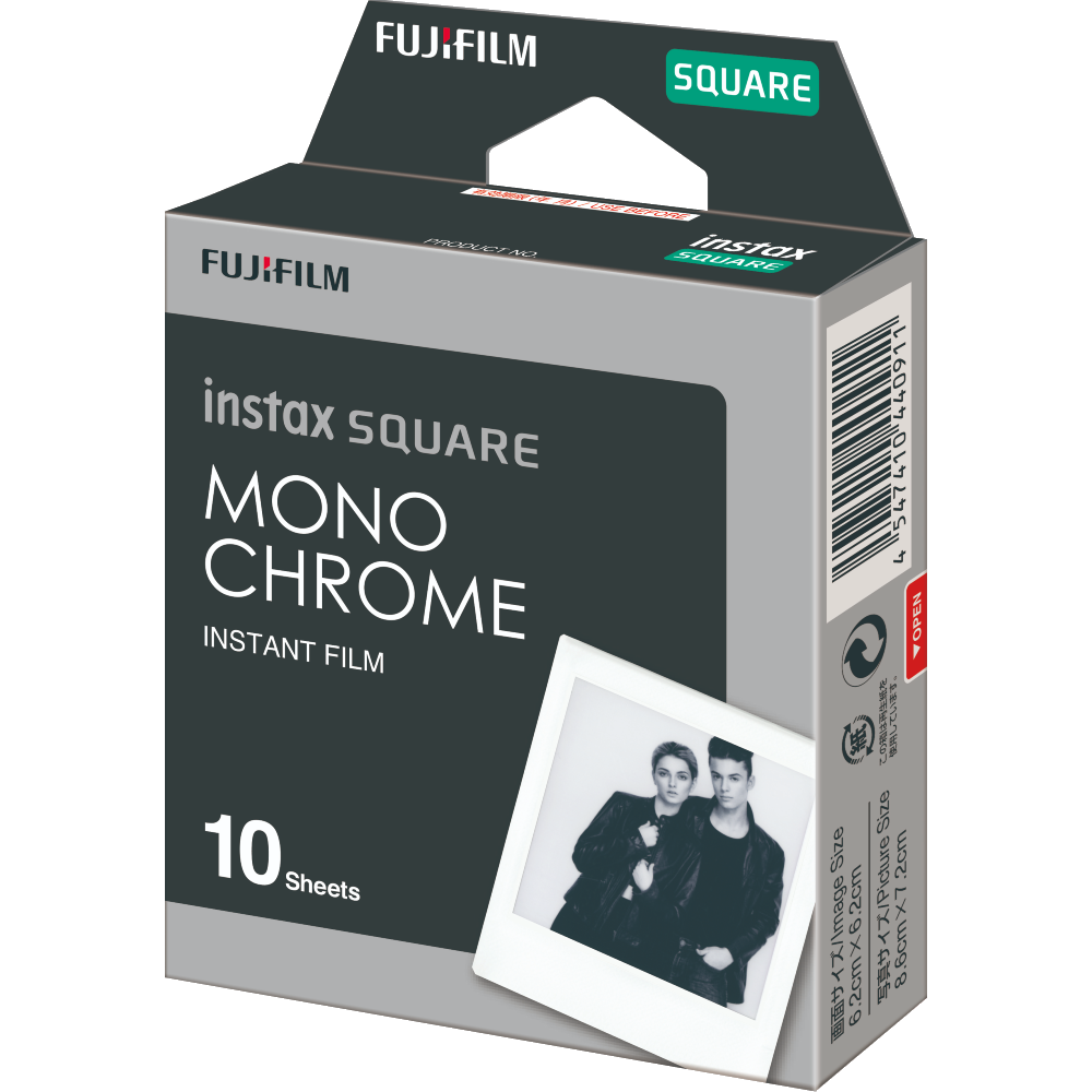 Fujifilm INSTAX SQUARE 10 Film Monochrom