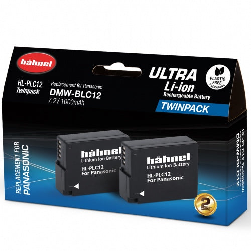 Hähnel HL-PLC12 Ultra - Panasonic DMW-BLC-12 Twin Pack