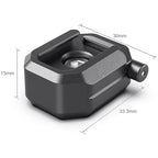 SmallRig 2797 Multifunktionale Cold Shoe Halterung mit Sicherheitsauslöser