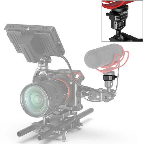 SmallRig 2797 Multifunktionale Cold Shoe Halterung mit Sicherheitsauslöser