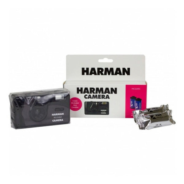 Harman Kentmere Reusable Camera with Flash+ 2 X Kentmere Pan 400 Film