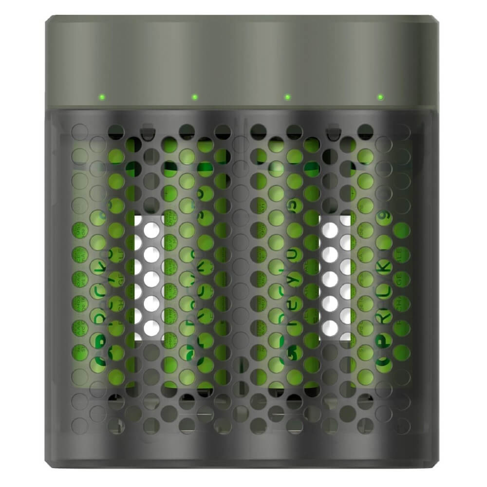 GP M451 USB-Ladegerät + 4x ReCyko AA 960mAh-Akkus