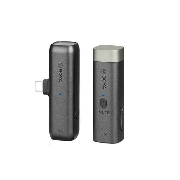 Boya BY-WM3U Wireless microphone with USB-C +3.5mm TRS & TRRS adapters