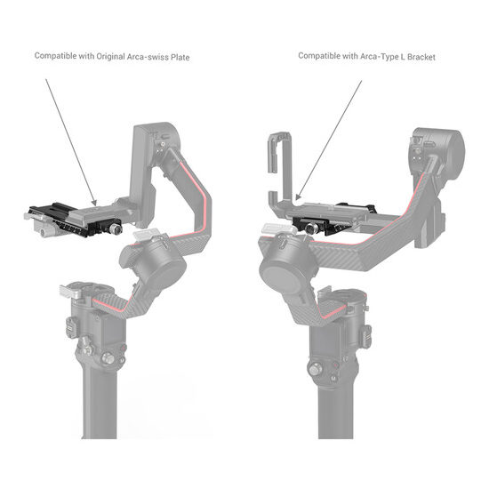 SmallRig Quick Release Plate (Arca-Swiss/Manfrotto style) For RS 2/RSC 2 3061