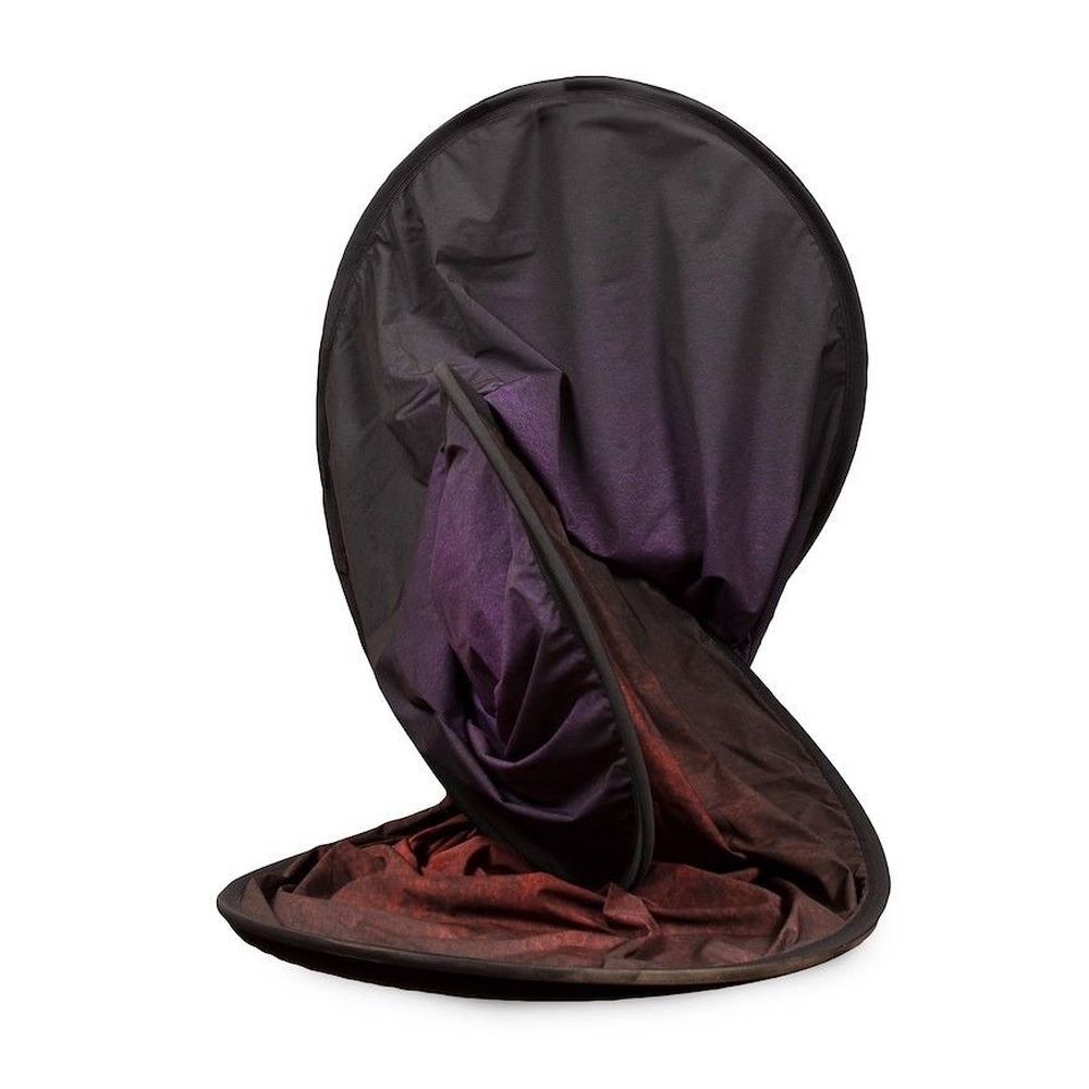 Manfrotto Vintage Klappkulisse 150x210cm aubergine/ karminrot