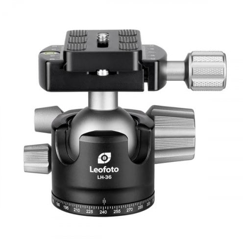 Leofoto Ballhead LH-36 + Release Plate QP-70N