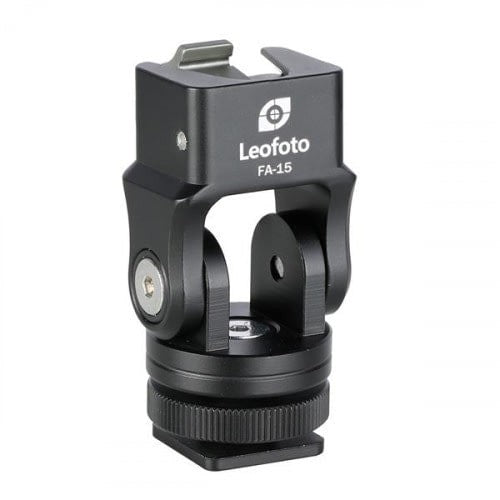 Leofoto FA-15+FA-10 Cold shoe mount with head for FA-10