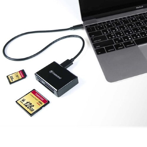Transcend All-in-1-Multi-Speicherkartenleser USB 3.1 Gen 1 Typ C.