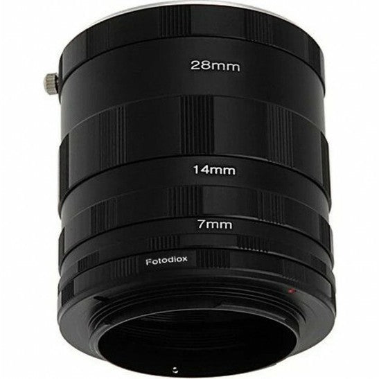 Fotodiox Macro Verlängerungsrohr Set für Spiegelreflexkameras mit Nikon F-Montage für extreme Nahaufnahmen
