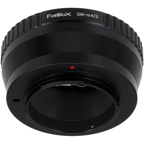 Fotodiox Objektiv Mount Adapter - Olympus Zuiko (OM) 35mm SLR-Objektiv auf Micro Four Thirds (MFT, M4/3) Mount Mirrorless Kamera Gehäuse