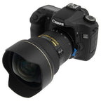 Fotodiox Pro Objektiv Mount Adapter - Nikon Nikkor F Mount G-Type D/SLR Objektiv auf Canon EOS (EF, EF-S) Mount SLR Kameragehäuse mit integriertem Blendenwahlrad