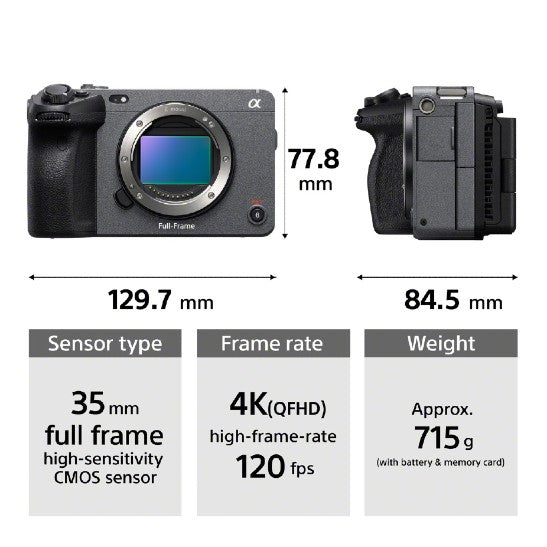 Sony FX3 + FE 28-135mm F/4.0 G OSS PZ