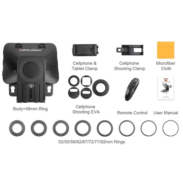Desview T3 Teleprompter (Autocue) für Smartphone/Tablet