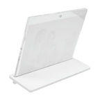 Deknudt Transparenter Fotorahmen 5,4mm dick mit weißem Ständer 13x18 S58SD1
