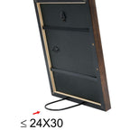 Deknudt Narrow frame in brown wood color 20x20 S43AH3