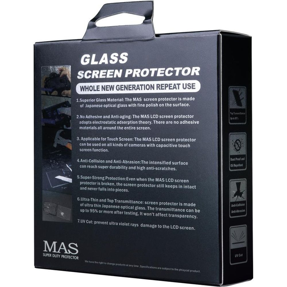 MAS Displayschutzfolie Canon EOS M5 + Panasonic S1H