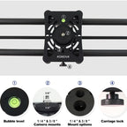 Konova P1 60cm Carbon Kamera-Slider (mit KMS-S3)