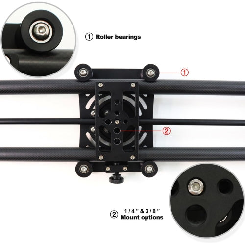 Konova P1 60cm Carbon Kamera-Slider (mit KMS-S3)