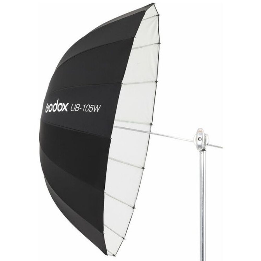 Godox UB-105W - Parabolisch reflektierender Studioschirm weiß 105cm