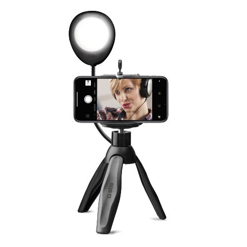 SBS Selfie-Stativ mit Licht