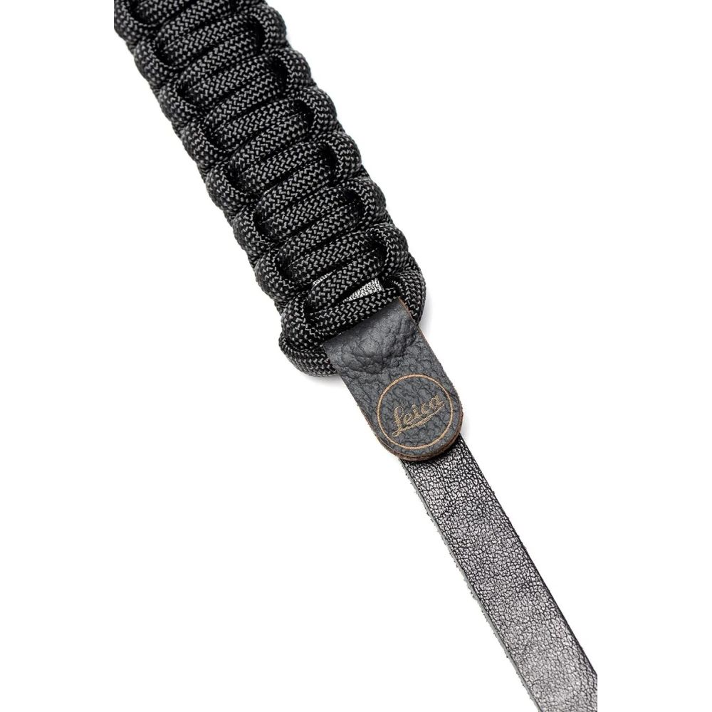 Leica 18894 Paracord-Gurt von COOPH schwarz/schwarz 126cm