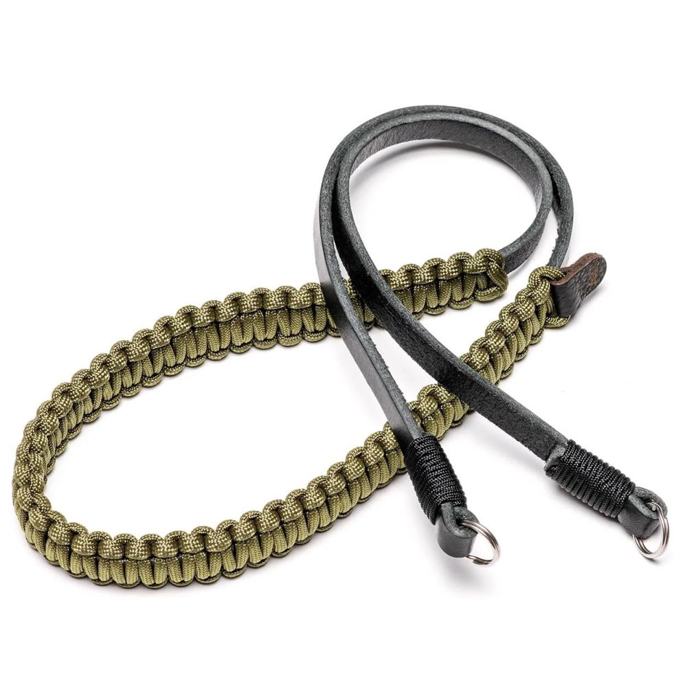 Leica 18895 Paracord-Gurt von COOPH schwarz/oliv 100cm