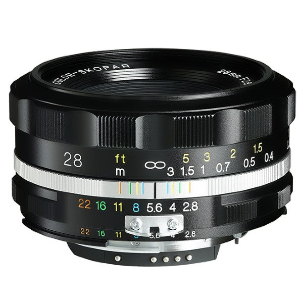 Voigtlander Color Skopar F2.8 28mm SLII-S Nikon black
