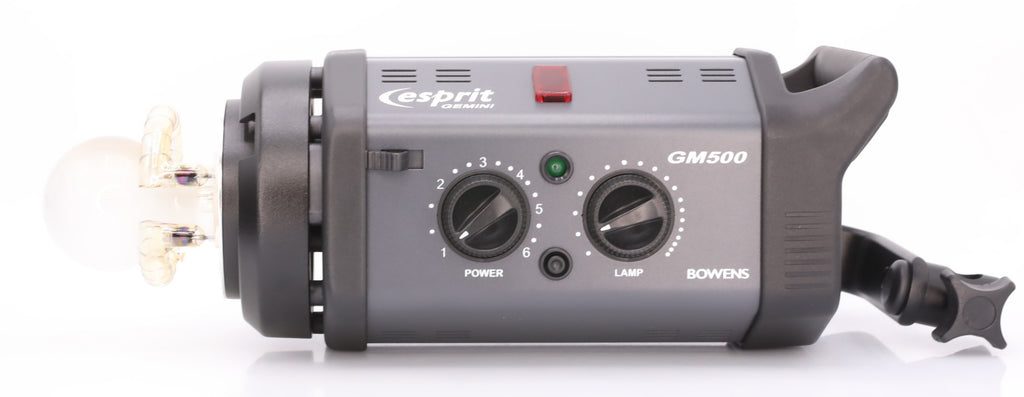 Bowens Esprit GM500 Studioflitser 500W/s SET incl. softbox + reflector + paraplu in tas occasion