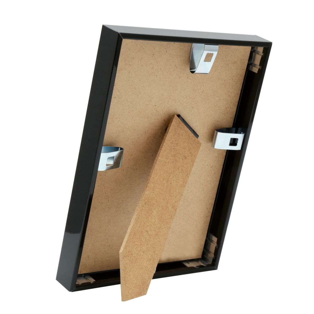 Deknudt Schmaler Fotorahmen aus schwarzem Aluminium 10x15 S024S2