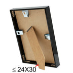 Deknudt Schmaler Fotorahmen aus schwarzem Aluminium 10x15 S024S2