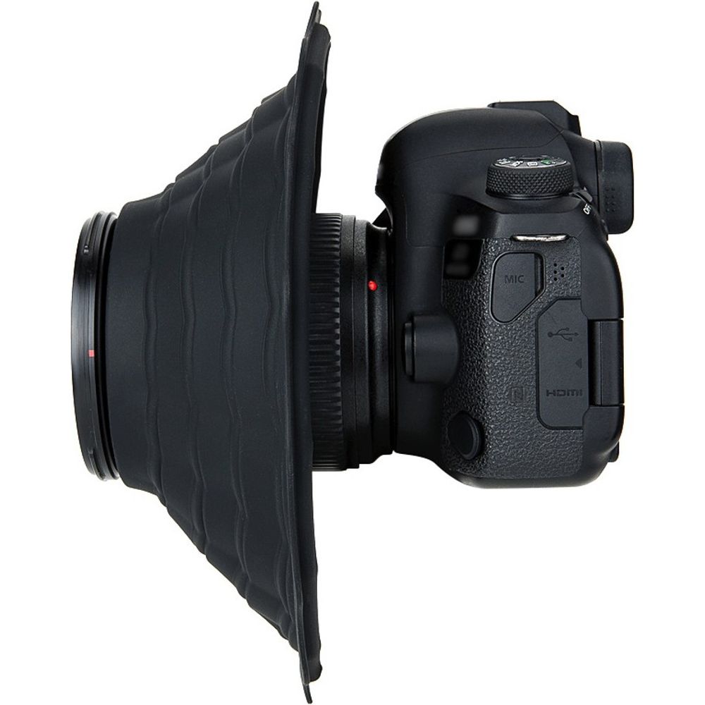 JJC LH-ARS siliconen Sonnenblende 53-72mm