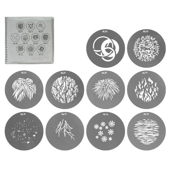 Nanlite FM-mount Projektionsaufsatz GOBO Set 2 (10 Stück)
