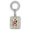 Erno Schlüsselanhänger Glamour Diamant 18x23mm