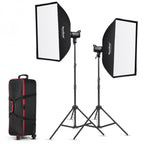 Godox SL100BI Kit - LED Licht kit Bi-Color (2xSL100Bi & accessories)
