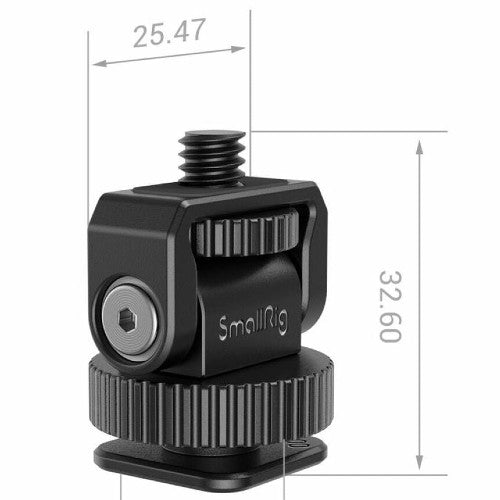 SmallRig 3577, Mini-Zubehörschuh-auf-1/4-Zoll-20-Schraubadapter