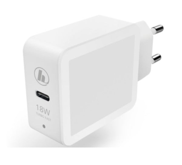 Hama Ladegerät, Power Delivery (PD)/Qualcomm®, 18 Watt, Weiß