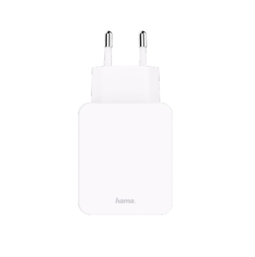 Hama Ladegerät, Power Delivery (PD)/Qualcomm®, 18 Watt, Weiß