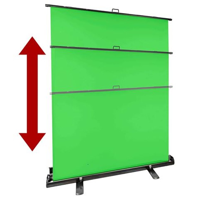 StudioKing Grüne Aufrollleinwand von StudioKing, FB-150200FG, 150 x 200 cm, Chromagrün