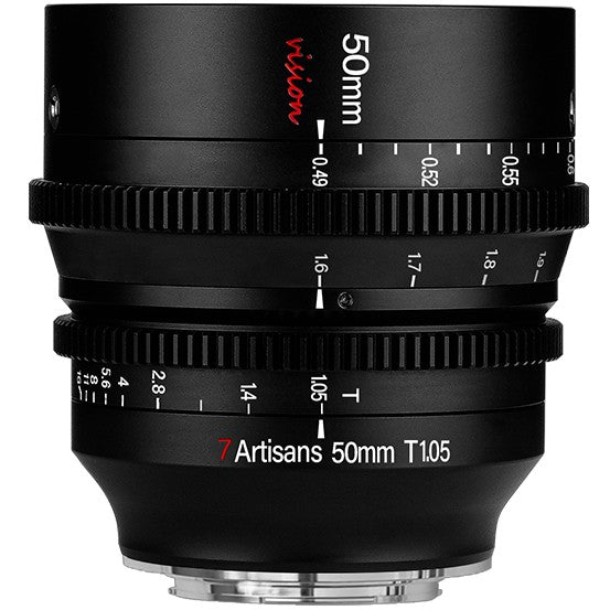 7artisans 50mm T1.05 Panasonic/Leica/Sigma (L Mount) Schwarz